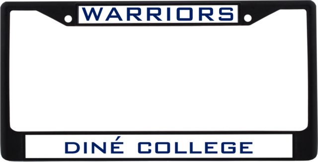 Dine Metal License Plate Frame in Warriors - ONLINE ONLY