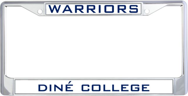 Dine Metal License Plate Frame in Warriors - ONLINE ONLY