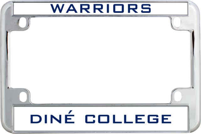 Dine Metal Motorcycle License Plate Frame in Warriors - ONLINE ONLY