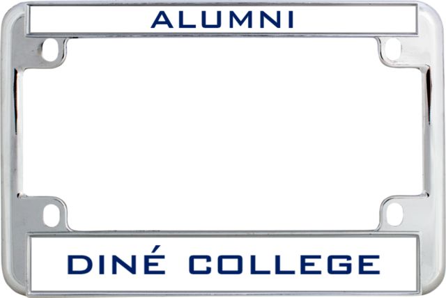 Dine Metal Motorcycle License Plate Frame in Alumni - ONLINE ONLY
