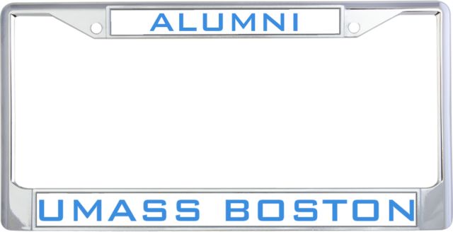 UMass Boston Alumni Metal License Plate Frame in Alumni - ONLINE ONLY