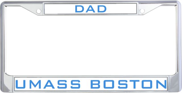 UMass Boston Mom Metal License Plate Frame in Mom - ONLINE ONLY