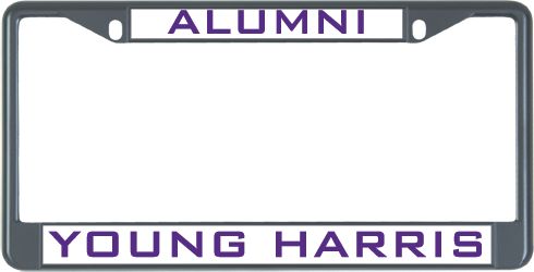 Young Harris Alumni Metal License Plate Frame in Alumni - ONLINE ONLY