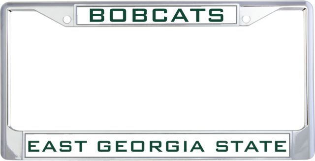 East Georgia State Metal License Plate Frame in Bobcats - ONLINE ONLY