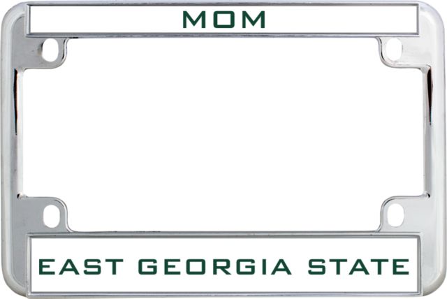 East Georgia State Metal Motorcycle License Plate Frame in Mom - ONLINE ONLY