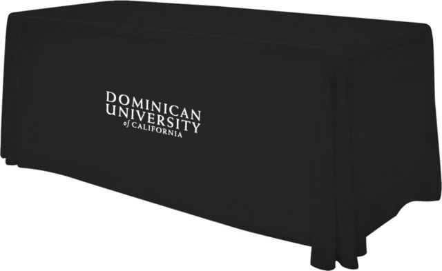 Dominican 6 foot Table Throw Dominican University of Califonia - Primary Word Mark - ONLINE ONLY