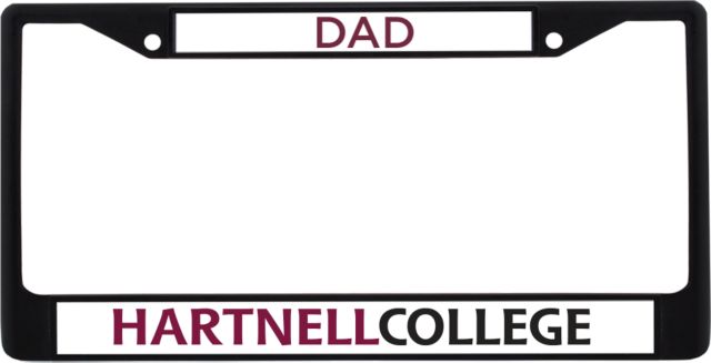 Hartnell Mom Metal License Plate Frame in Wordmark - ONLINE ONLY