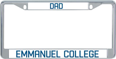 Emmanuel Dad Metal License Plate Frame in Dad - ONLINE ONLY