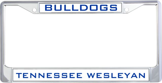 Tennessee Wesleyan Metal License Plate Frame in Mascot - ONLINE ONLY