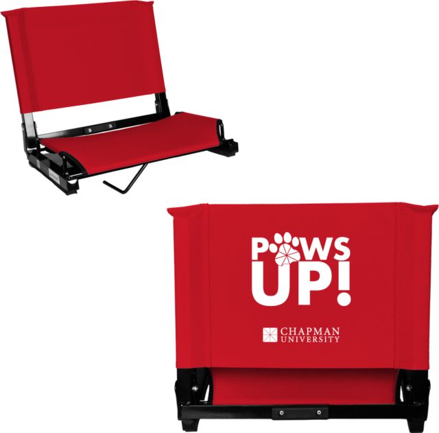 Chapman Stadium Chair Chapman University - Paws Up Stacked - ONLINE ONLY