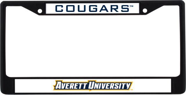 Averett Metal License Plate Frame in Cougars - ONLINE ONLY