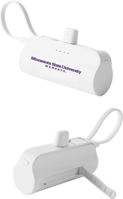 MSU Mankato Sidekick 4500 mAh Power Bank Minnesota State University - Mankato Wordmark - ONLINE ONLY