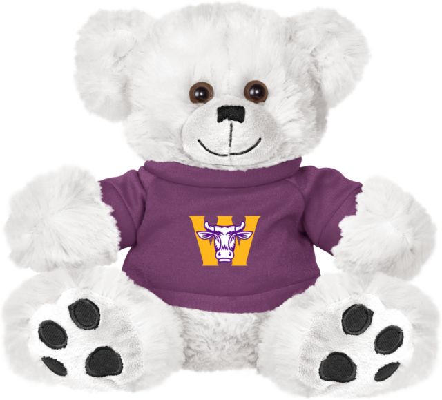 Williams College Plush Big Paw 8 1/2 inch Bear w/Shirt W Ephelia Head - ONLINE ONLY