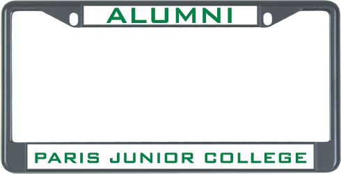 Paris Junior College Alumni Metal License Plate Frame in Alumni - ONLINE ONLY