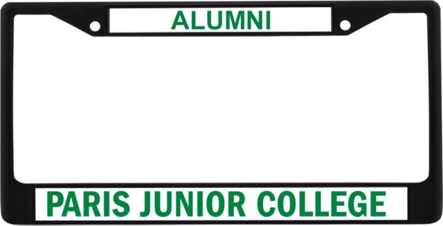 Paris Junior College Alumni Metal License Plate Frame in Paris unior College Horizontal - ONLINE ONLY