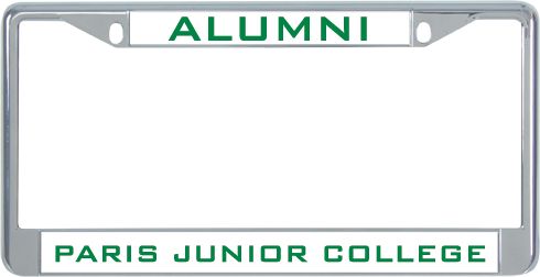Paris Junior College Alumni Metal License Plate Frame in Alumni - ONLINE ONLY
