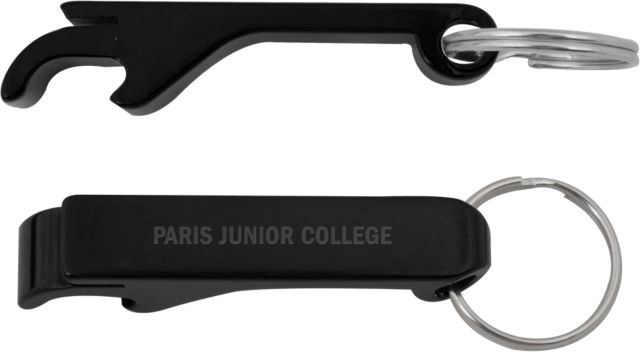 Paris Junior College Aluminum Bottle Opener Paris Junior College Horizontal Engraved - ONLINE ONLY