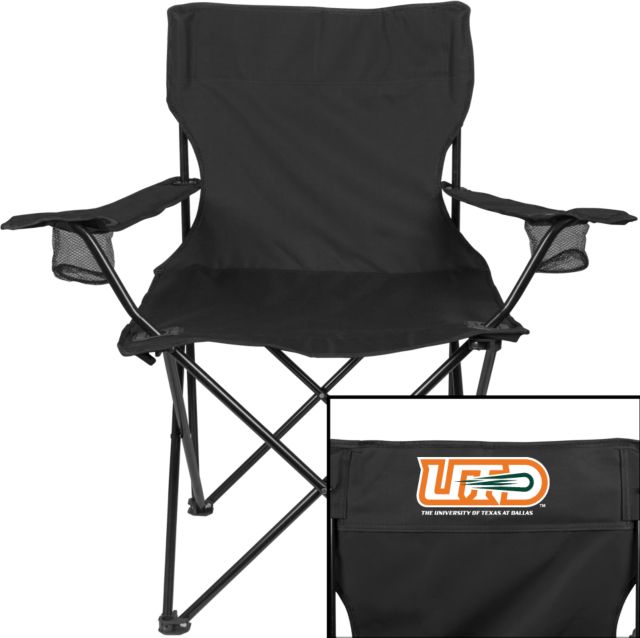 UT Dallas Deluxe Captains Chair UTD - UTD with School Name Athletic Mark - ONLINE ONLY