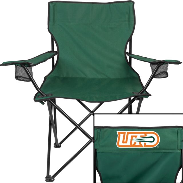 UT Dallas Deluxe Green Captains Chair UTD - UTD Athletic Mark - ONLINE ONLY
