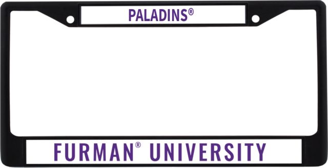 Furman Metal License Plate Frame in Furman University - ONLINE ONLY