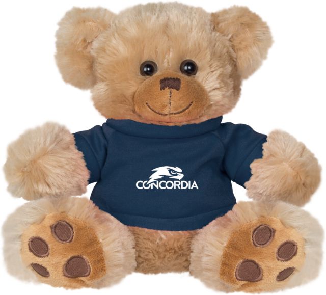 Concordia WI Plush Big Paw 8 1/2 inch Bear w/ Shirt Concordia Wordmark - ONLINE ONLY