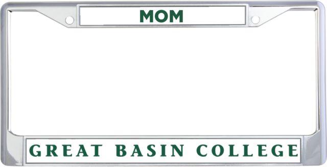 Great Basin Mom Metal License Plate Frame in Primary Logo - ONLINE ONLY