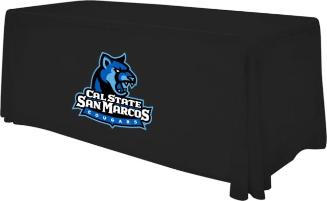 Cal State San Marcos 6 foot Table Throw Primary Logo - ONLINE ONLY