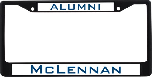 McLennan Alumni Metal License Plate Frame in Alumni - ONLINE ONLY