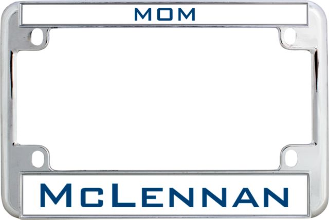 McLennan Metal Motorcycle License Plate Frame in Mom - ONLINE ONLY