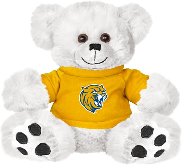 Johnson & Wales Plush Big Paw 8 1/2 inch Bear w/Shirt Cat Head - ONLINE ONLY