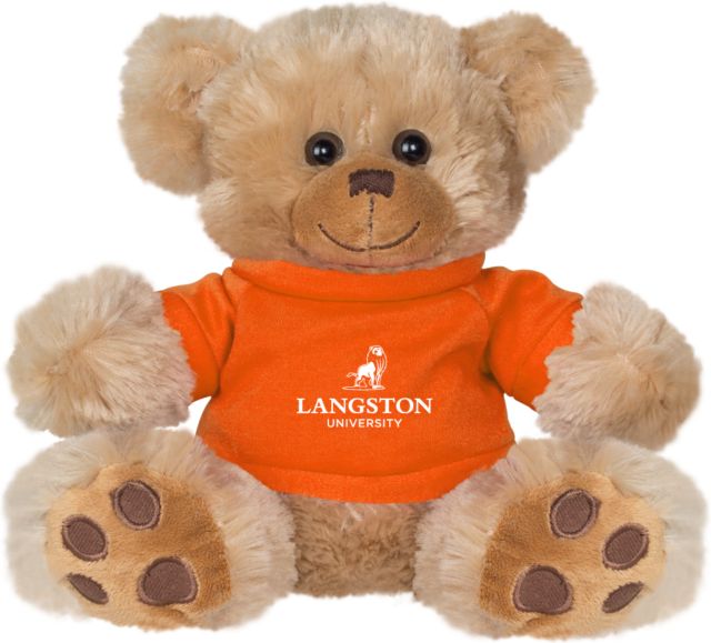 Langston Plush Big Paw 8 1/2 inch Bear w/ Shirt Primary Mark - ONLINE ONLY