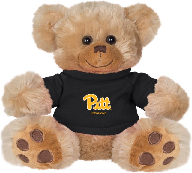 Pittsburgh Plush Big Paw 8 1/2 inch Bear w/Shirt Script Pitt Johnstown - ONLINE ONLY
