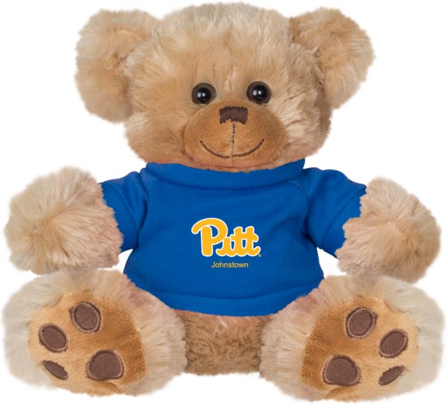Pittsburgh Plush Big Paw 8 1/2 inch Bear w/Shirt Script Pitt Johnstown - ONLINE ONLY