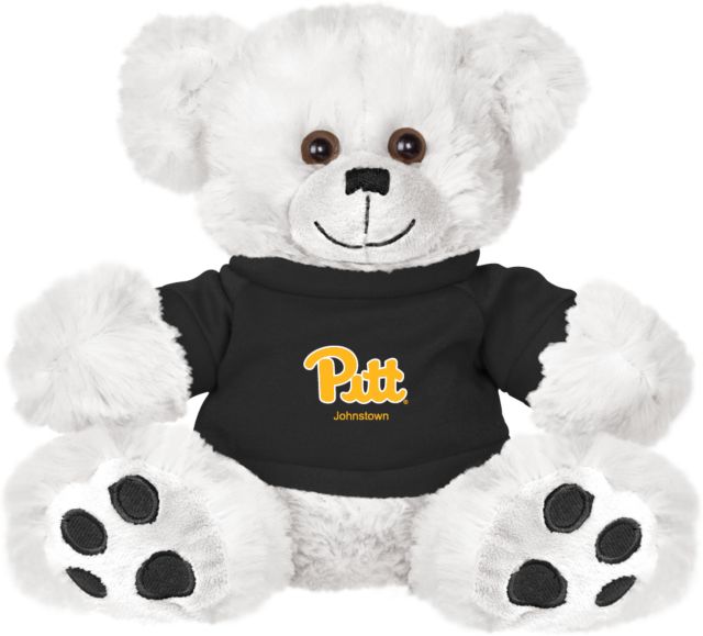 Pittsburgh Plush Big Paw 8 1/2 inch Bear w/Shirt Script Pitt Johnstown - ONLINE ONLY