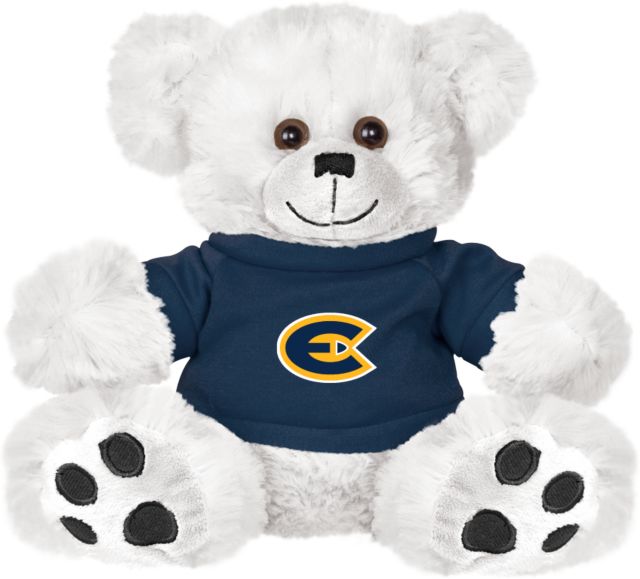 Eau Claire Plush Big Paw 8 1/2 inch Bear w/Navy Shirt Primary Athletic Mark - ONLINE ONLY