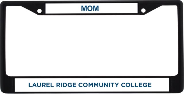 Laurel Ridge Mom Metal License Plate Frame in Wordmark Flat - ONLINE ONLY