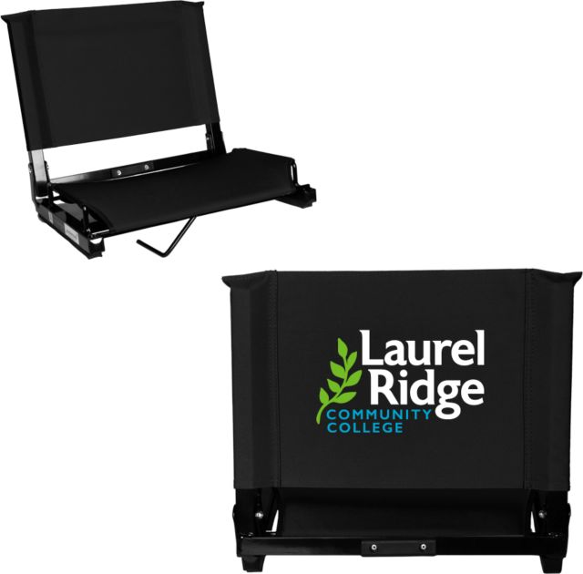 Laurel Ridge Stadium Chair Wordmark Stacked - ONLINE ONLY
