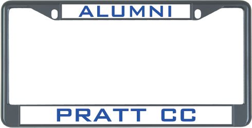 Pratt CC Alumni Metal License Plate Frame in Alumni - ONLINE ONLY