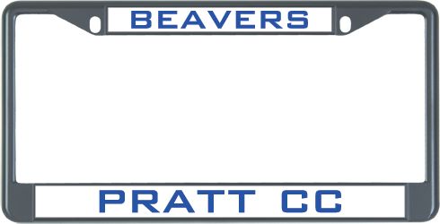 Pratt CC Metal License Plate Frame in Beavers - ONLINE ONLY
