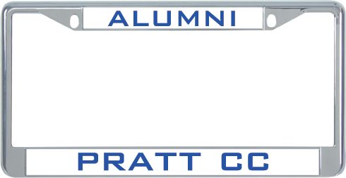 Pratt CC Alumni Metal License Plate Frame in Alumni - ONLINE ONLY