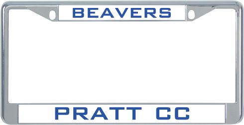 Pratt CC Metal License Plate Frame in Beavers - ONLINE ONLY
