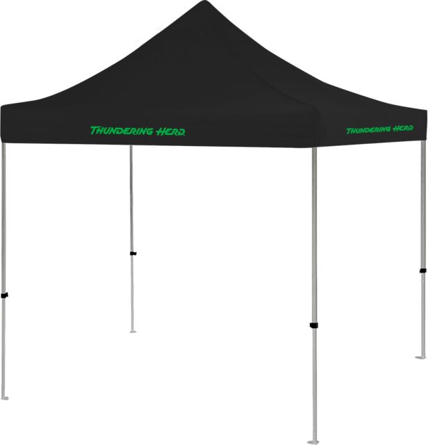 Marshall 9 ft x 9 ft Tent Marshall University Thundering Herd Wordmark - ONLINE ONLY
