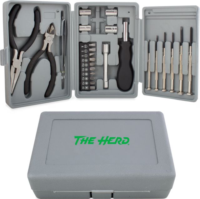 Marshall Compact 26 Piece Deluxe Tool Kit Marshall University The Herd Wordmark - ONLINE ONLY