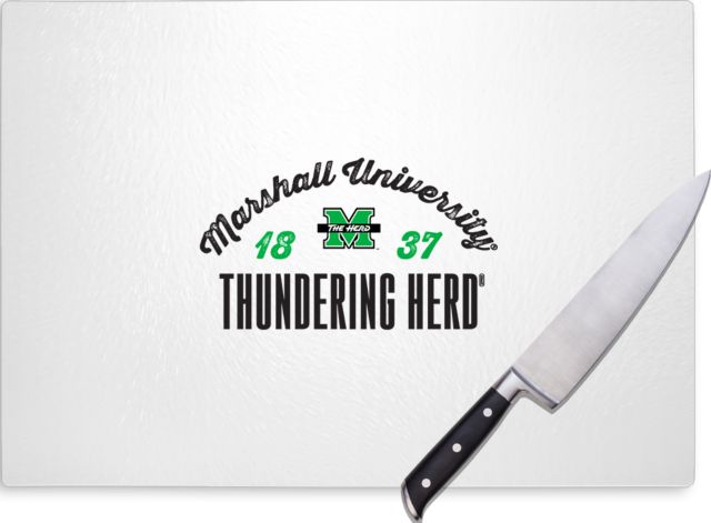 Marshall Cutting Board Marshall University Thundering Herd Est 1837 - ONLINE ONLY