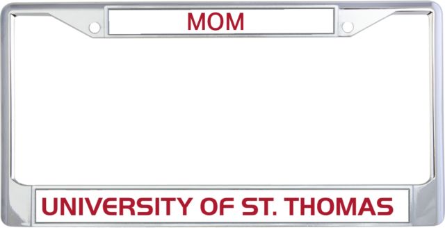 St. Thomas Mom Metal License Plate Frame in University of St Thomas Flat Mark - ONLINE ONLY