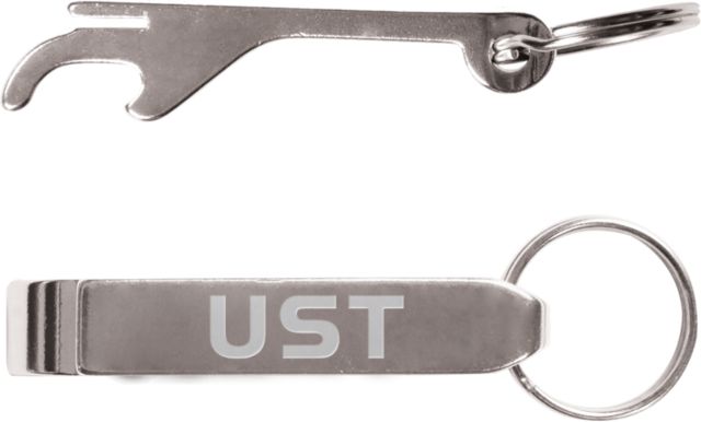 St. Thomas Aluminum Bottle Opener UST Engraved - ONLINE ONLY