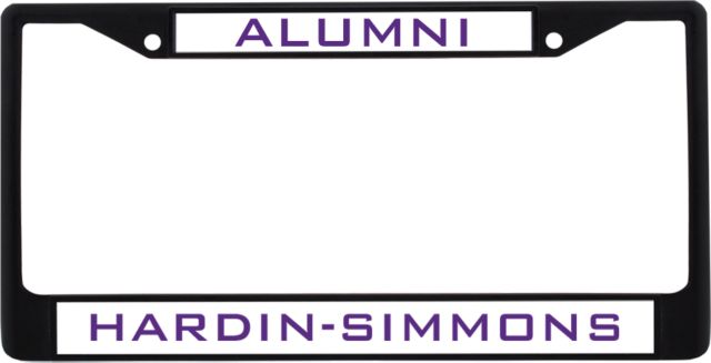 Hardin Simmons Alumni Metal License Plate Frame  - ONLINE ONLY