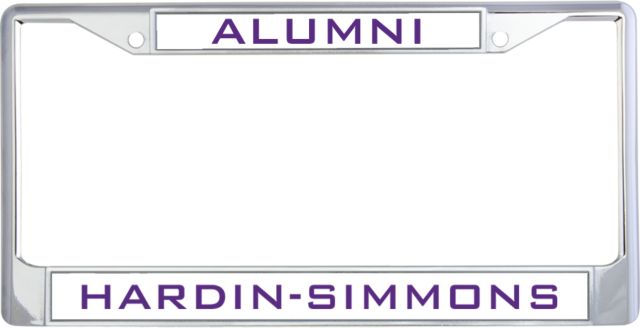 Hardin Simmons Alumni Metal License Plate Frame - ONLINE ONLY