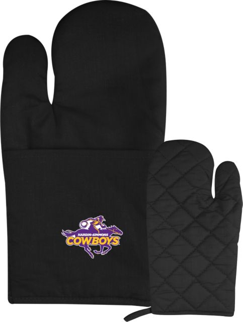 Hardin Simmons Quilted Canvas Oven Mitt - ONLINE ONLY