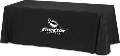 Stockton 6 foot Table Throw Official Logo - ONLINE ONLY